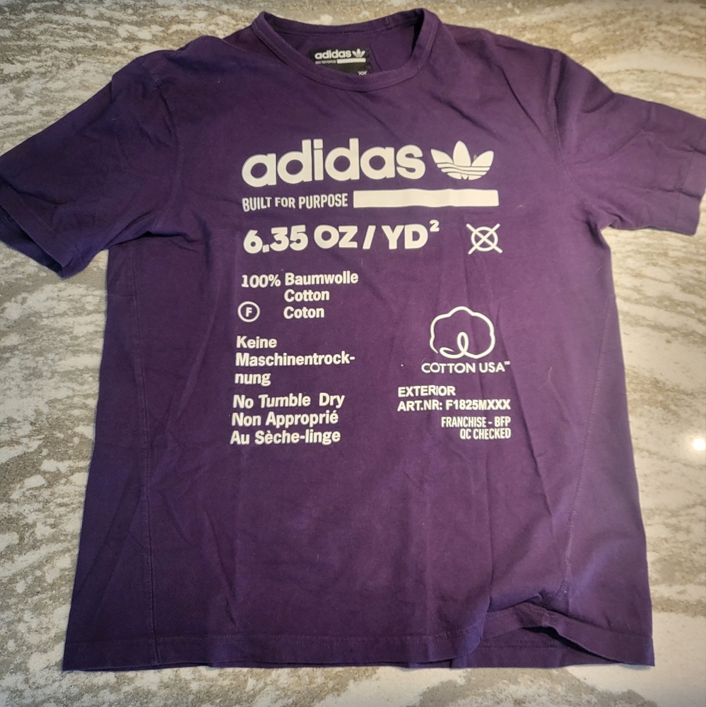 Purple Adidas Tee